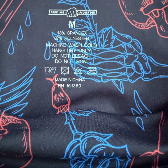 Feed Me Fight Me FMFM Full Length Leggings - Picture 4 of 5